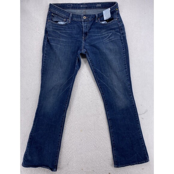 Levi's 32 Demi Curve Modern Rise Bootcut Skinny Jeans Blue Women's Denim Blue - Picture 1 of 11